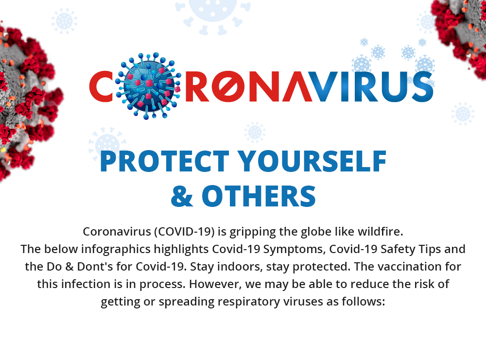 Corona Virus How to Protect Yourself and Others - Infographics